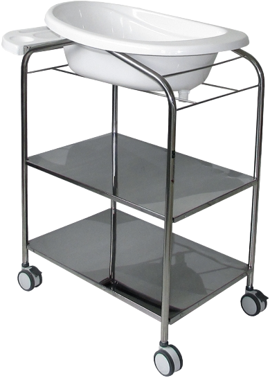 CARRO PARA BANHO NEONATAL BANHEIRA EM FIBERGLASS